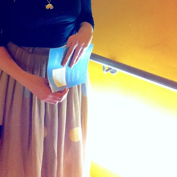 Twenty-seven names polka dot midi silk skirt (size 6) - Picture 7 of 11